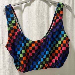 Tallulah’s Threads Checkered Swim Top